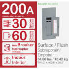 Square D Homeline 200A 30-Space 60-Circuit Indoor Value Pack Main Breaker Plug-on Neutral Load Center Image 2